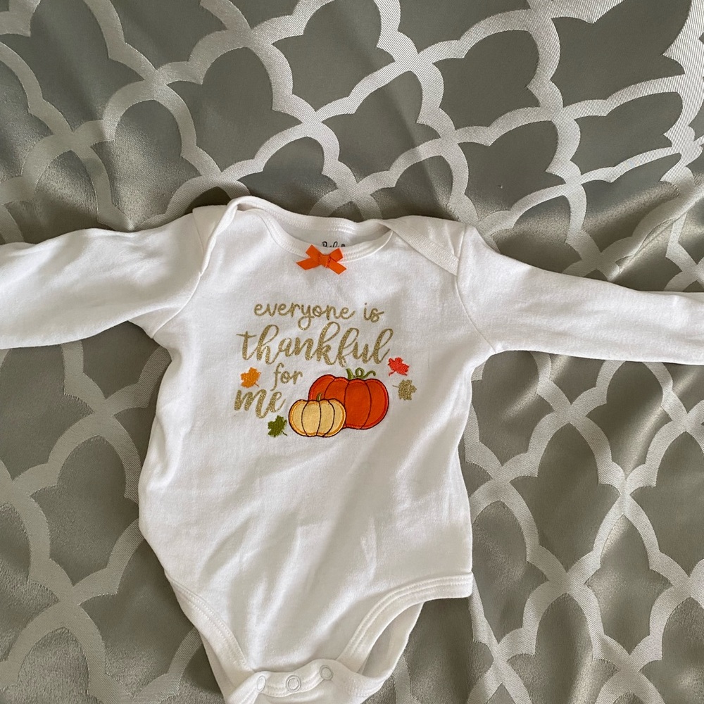 Baby Essentials Adorable Fall Clothes Thankful Onesie